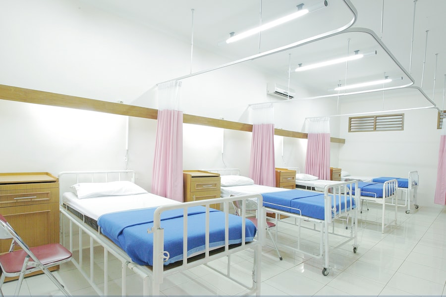 Hospital corridor, ElyHMS OPD queue field notes